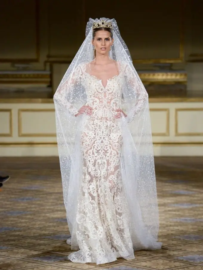 16 Gaun Pengantin Transparan Bikin Kamu Pengin Segera Dilamar