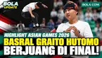 Perjuangan Basral Graito Hutomo pada final nomor Men's Street Skateboard Asian Games Aichi-Nagoya 2026. Basral finis di posisi keempat dengan skor 151,41.