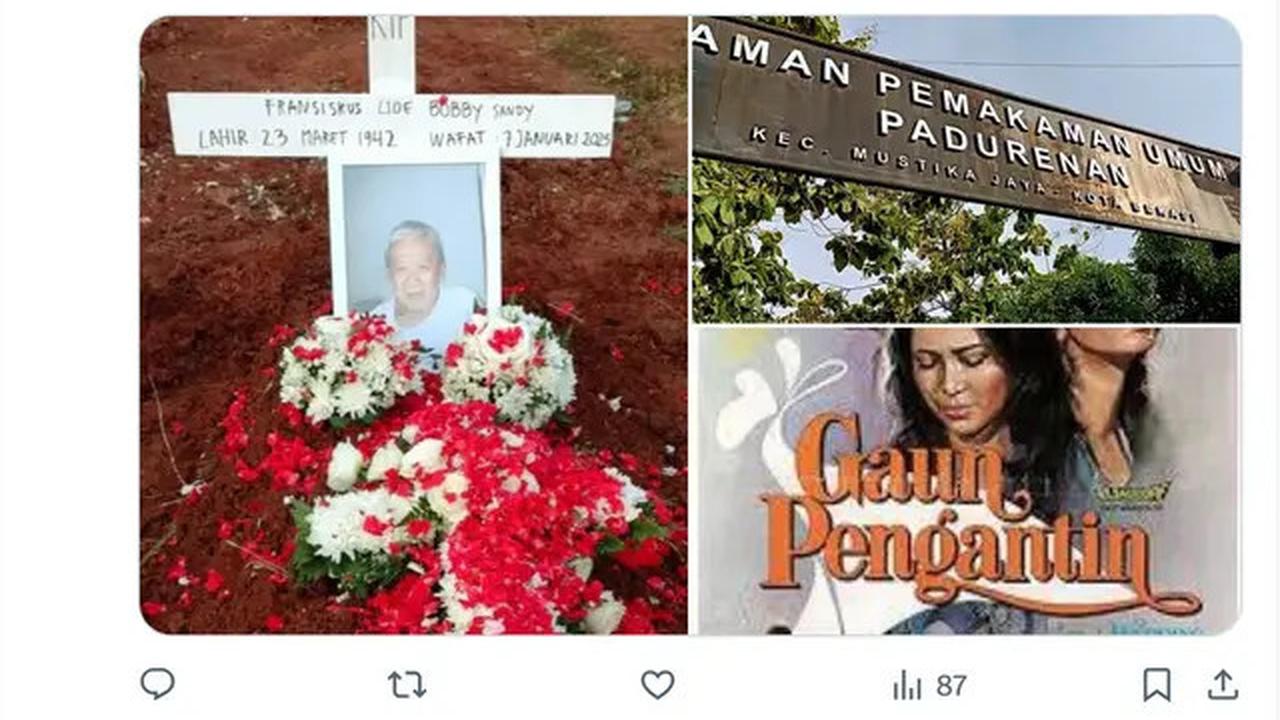 Sutradara Bobby Sandy Meninggal dalam Tidur, Dulu Antar Meriam Bellina dan Ria Irawan Raih Piala Citra