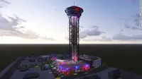 Roller Coaster Paling Tinggi di Dunia Bakal Hadir Tahun 2017