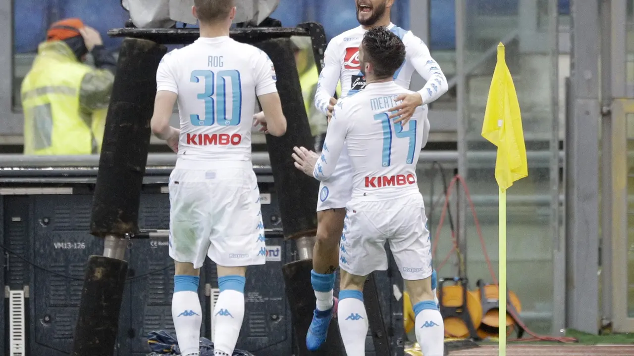 AS Roma vs Napoli (AP Photo/Gregorio Borgia)