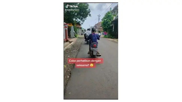 Tidak Pakai Helm saat Berkendara, Aksi Wanita Ini Bikin Geleng Kepala