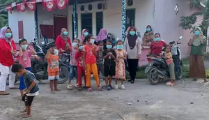 Abu Anak Krakatau Selimuti 146 Desa di Lampung Selatan