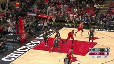 Berita video game recap NBA 2017-2018 antara Brooklyn Nets melawan Chicago Bulls dengan skor 124-96.