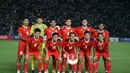 Indonesia kembali unggul pada menit ke-51. Beckham Putra membobol gawang Kamboja lewat tembakan dari luar kotak penalti.  (Foto:Dok.PSSI)