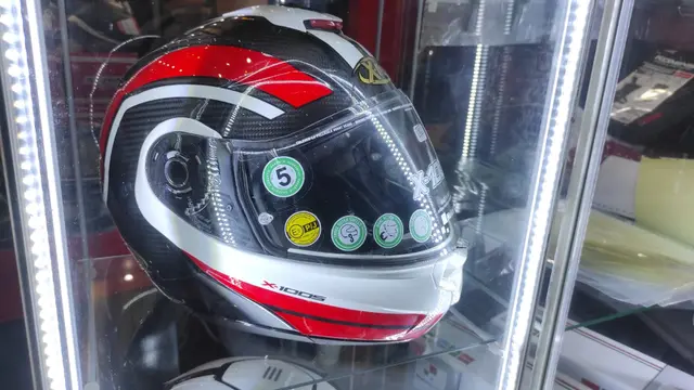 helm termahal di IMOS 2022 (Arief A/Liputan6.com)