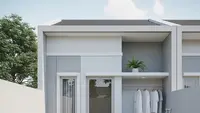 7 Contoh Rumah Kecil Type 30 dengan Taman Belakang dan Sudut Laundry yang Rapi