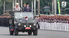 Presiden Joko Widodo atau Jokowi menjadi inspektur upacara pada HUT ke-71 Korps Bhayangkara Polri. Jokowi memberikan instruksi khusus kepada seluruh anggota Polri.