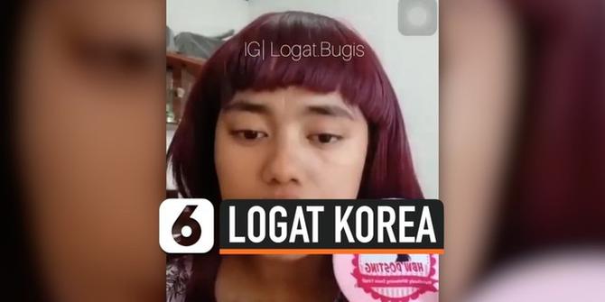 VIDEO : Viral! Wanita ini Ngomong Bahasa Bugis dengan Logat Korea