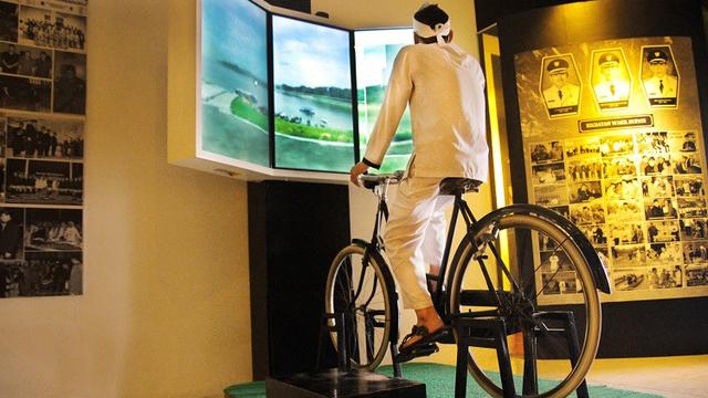 Sepeda Onthel berbentuk simulator