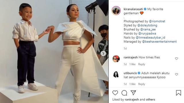 Kirana Larasati dan Kyo (RioMotret/ https://www.instagram.com/p/CQkc_VHsEFR/)
