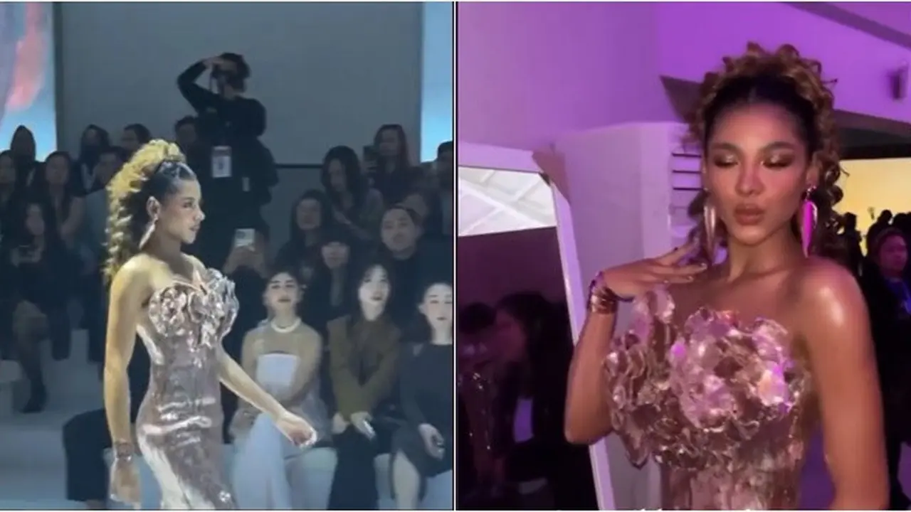 6 Potret Penampilan Zsa Zsa Utari Catwalk di JFW, Didukung Ikut Miss Universe