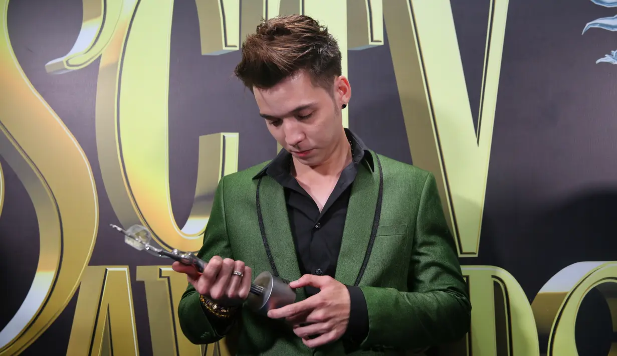 Stefan William SCTV Awards 2019. (Adrian Putra/Fimela.com)