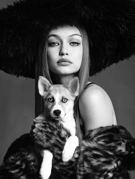 Sebagai seorang model, ia pun menunjukkan pose terbaiknya dalam sosial media. (instagram/gigihadid)