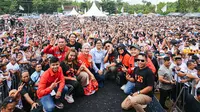 Ketua Umum (Ketum) Partai Solidaritas Indonesia (PSI), Kaesang Pangarep saat di Lapangan Jetak Purwanto, Wonogiri, Jawa Tengah, Selasa (6/1/2024).