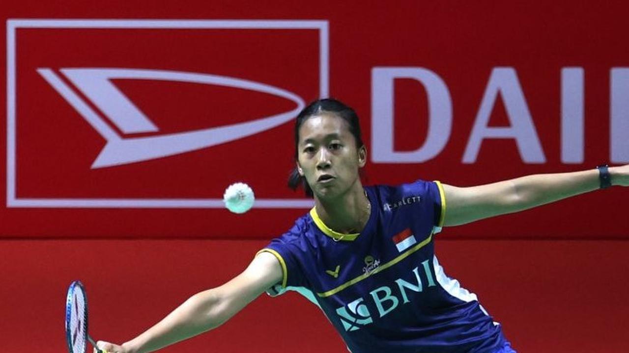 FOTO: Gagal Lolos ke 16 Besar Indonesia Masters 2024, Putri KW Kecewa Dikalahkan Wakil Jepang Natsuki Nidaira