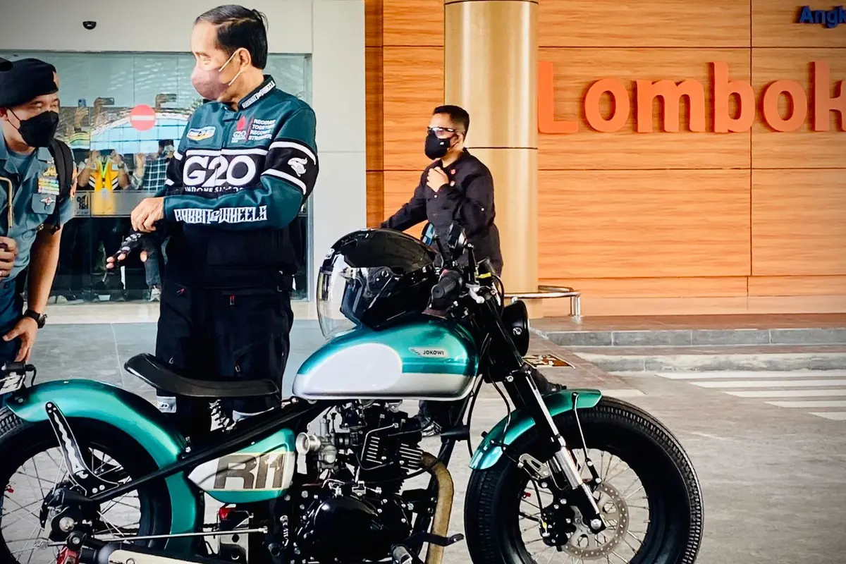 Presiden Jokowi Tinjau Kesiapan Perhelatan MotoGP 2022