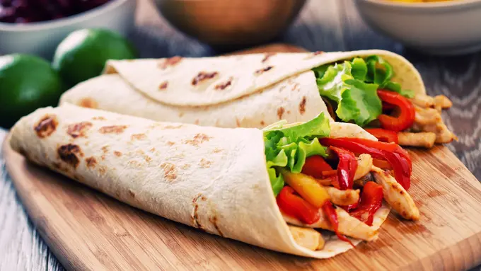 Chicken tortilla wrap