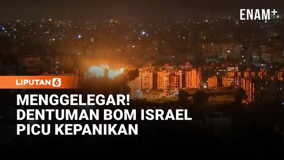 Dentuman Ledakan Guncang Beirut, Serangan Israel Picu Kepanikan