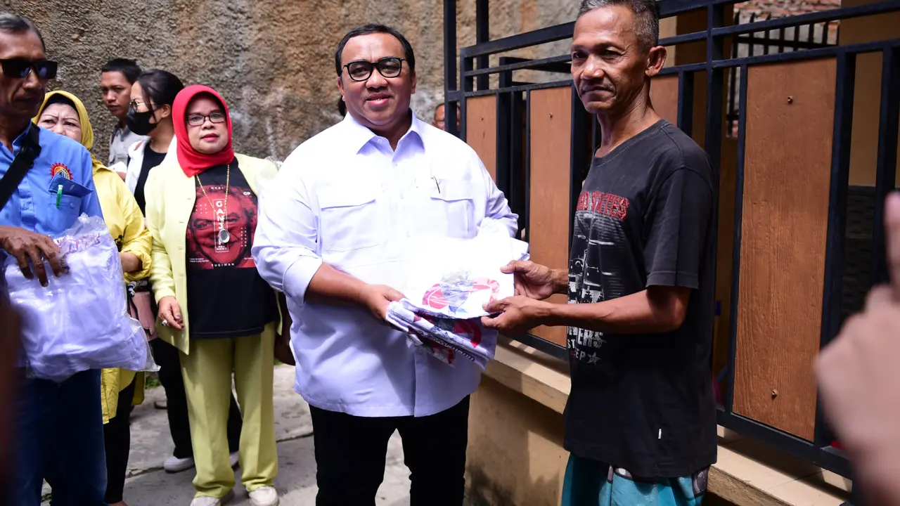 Ketua Umum Relawan Buruh Sahabat Ganjar yang juga Wakil Ketua Umum Tim Pemenangan Nasional (TPN) Ganjar-Mahfud, Andi Gani Nena Wea
