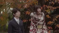 Pasangan aktris Anne Watanabe dan aktor Masahiro Higashide. (dramamochi)