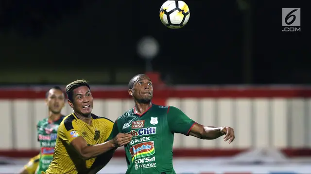 Babak Pertama, Bhayangkara FC Unggul 2-0 atas PSMS