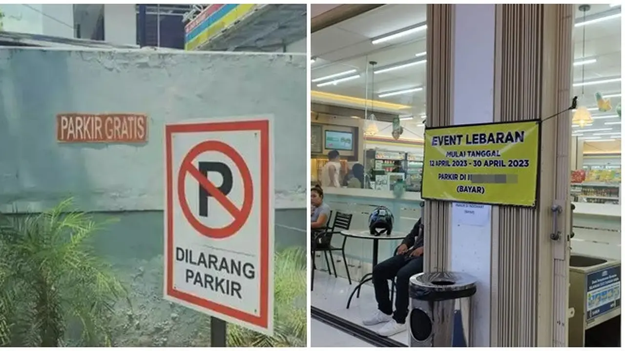 6 Tulisan Soal Tarif Parkir di Minimarket, Ada yang Gratis dan Tidak