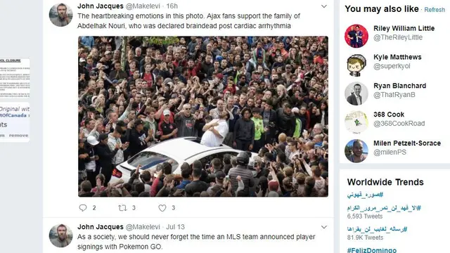 Suasana haru di depan kediaman Abdelhak Nouri