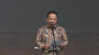 Direktur Jenderal Mineral dan Batubara Kementerian ESDM Tri Winarno, di Assembly Hall, Jakarta International Convention Center (JICC), Jakarta Pusat, Rabu (15/10/2025). (Foto: Liputan6.com/Tira Santia)