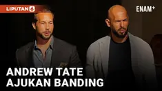 Andrew Tate dan Tristan Tiba di Pengadilan Banding di Bucharest, Rumania