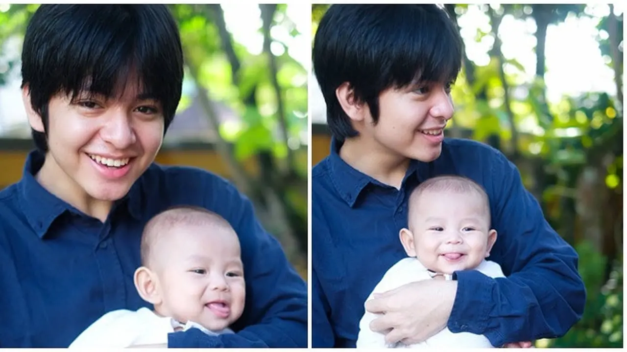 6 Potret Manis Angga Yunanda Momong Keponakan, Sama-sama Bikin Gemas