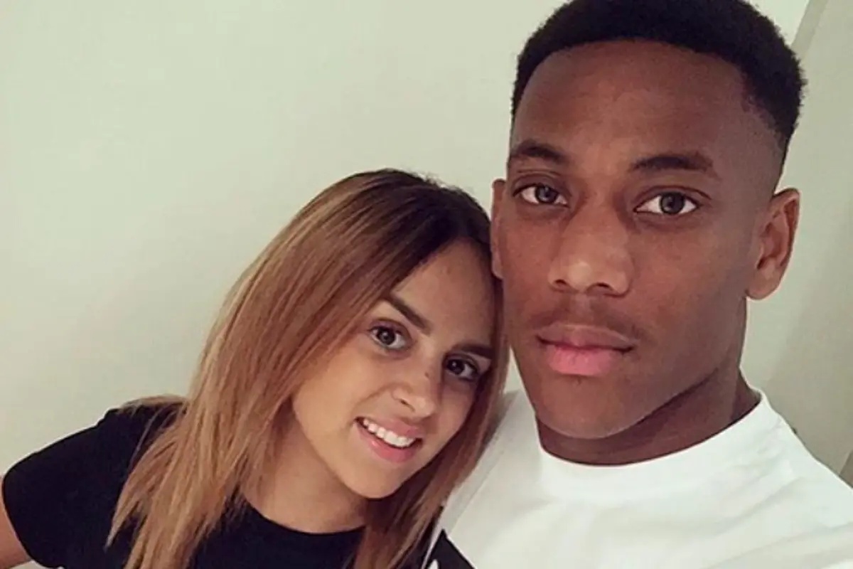 Anthony Martial dan istrinya, Samantha