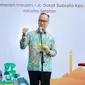 Menteri Perindustrian Agus Gumiwang Kartasasmita pada pembukaan Bazaar Lebaran Tahun 2024 di Jakarta. (Dok. Kemenperin)