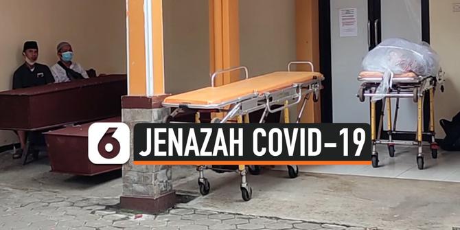 VIDEO: Korban Melonjak, Jenazah Pasien Covid-19 Tak Tertampung di Kamar Jenazah