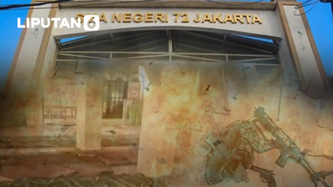 Banner Infografis 6 Jam Krusial Ledakan SMAN 72 Jakarta.