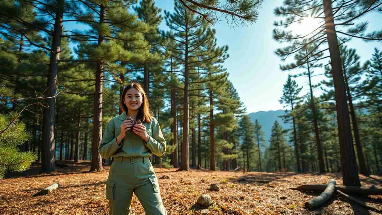 ciri pohon pinus