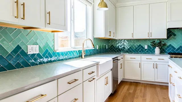 Model Ubin Backsplash Dapur