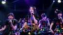 Meski mengalami kesulitan dalam merubah karakternya menjadi sedikit rock, membuat para member JKT48 menjadikan tantangan. (Adrian Putra/Bintang.com)