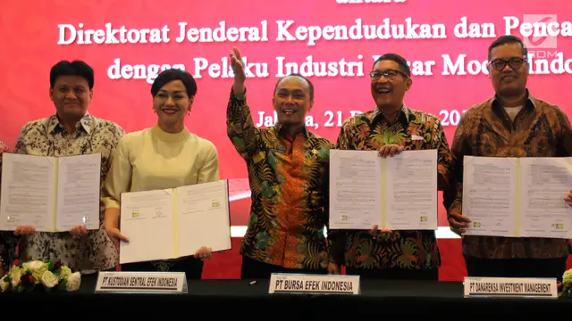 104 Pelaku Pasar Modal Kerja Sama Pemanfaatan Data Ditjen Dukcapil