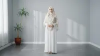 8 Model Gamis Terbaru Kombinasi Rempel, Tampilannya Mewah untuk Sambut Ramadan 2026