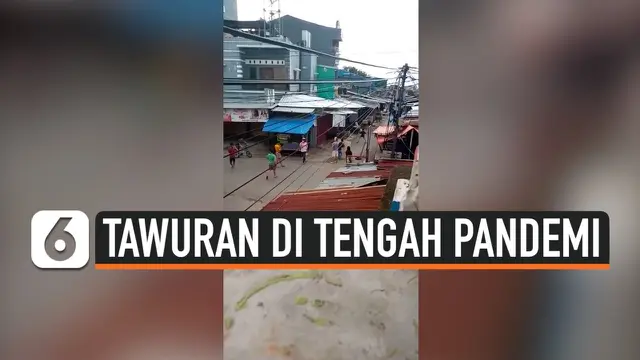 VIDEO: Dendam Lama, 2 Kelompok Pemuda Tawuran