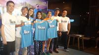 Perusahaan sampo ternama di Indonesia, Zinc, menggelar event lari bertema 'Zinc Trail Run' di Ranca Upas, Bandung, 11 November 2018, yang total mencapai lebih dari Rp 30 juta. (Bola.com/Muhammad Ivan Rida)