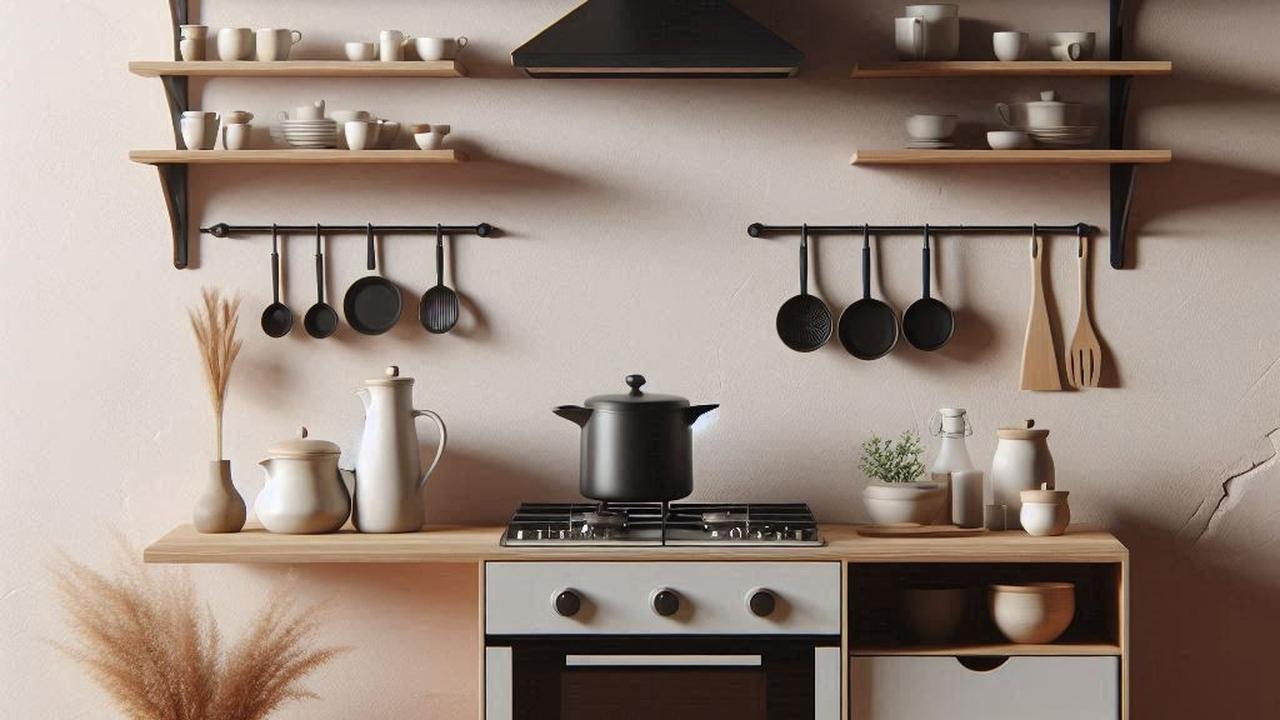 Desain Rak Dapur Minimalis
