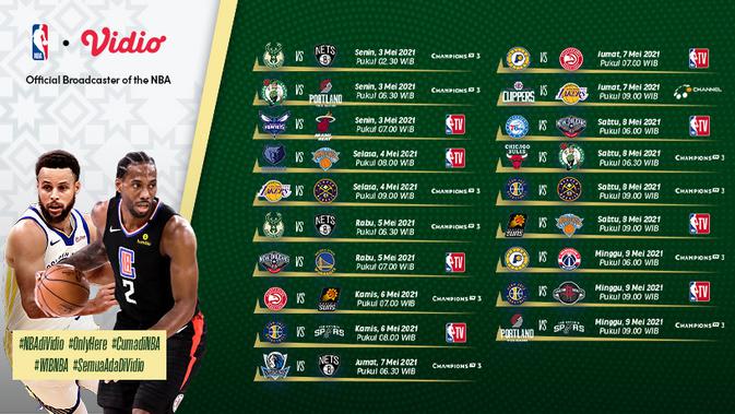 Jadwal Dan Live Streaming Nba Pekan Ke 20 Di Vidio Perjuangan Lakers Menuju Fase Playoff Ragam Bola 