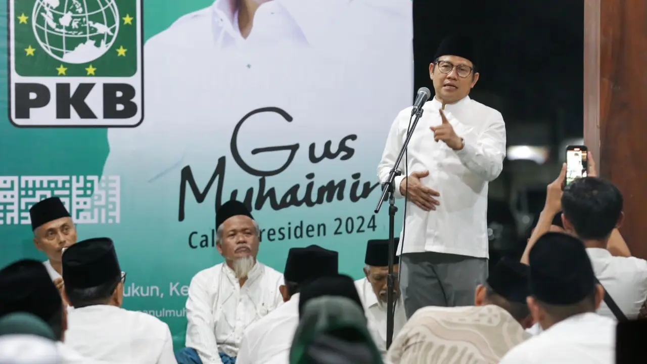 Ketua Umum Partai Kebangkitan Bangsa (PKB) Abdul Muhaimin Iskandar alias Cak Imin meminta seluruh kader dan pengurus PKB tidak terlena dengan hasil survei Saiful Mujani Research and Consulting (SMRC).