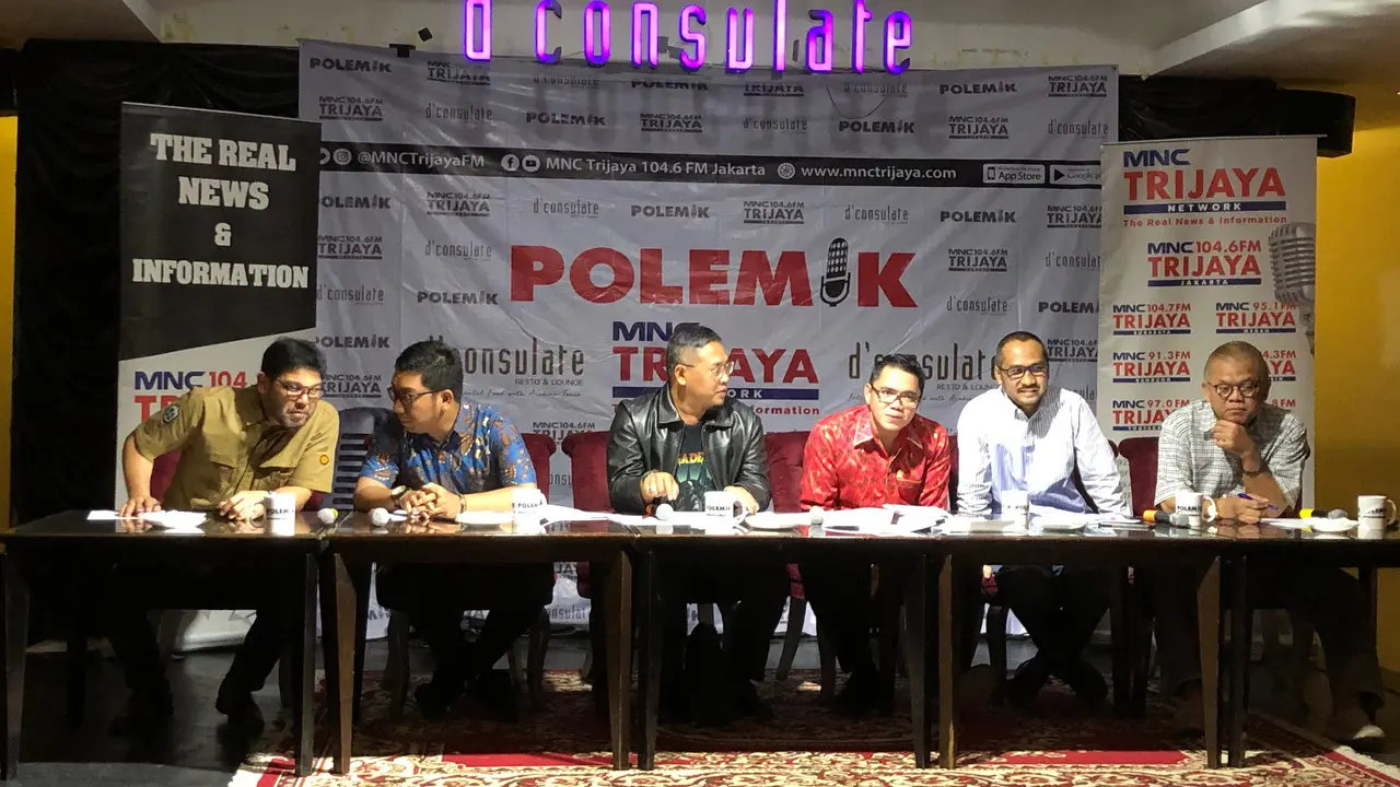 Diskusi Polemik Sindo membahas mengenai Revisi UU KPK. (Liputan6.com/Delvira Hutabarat)