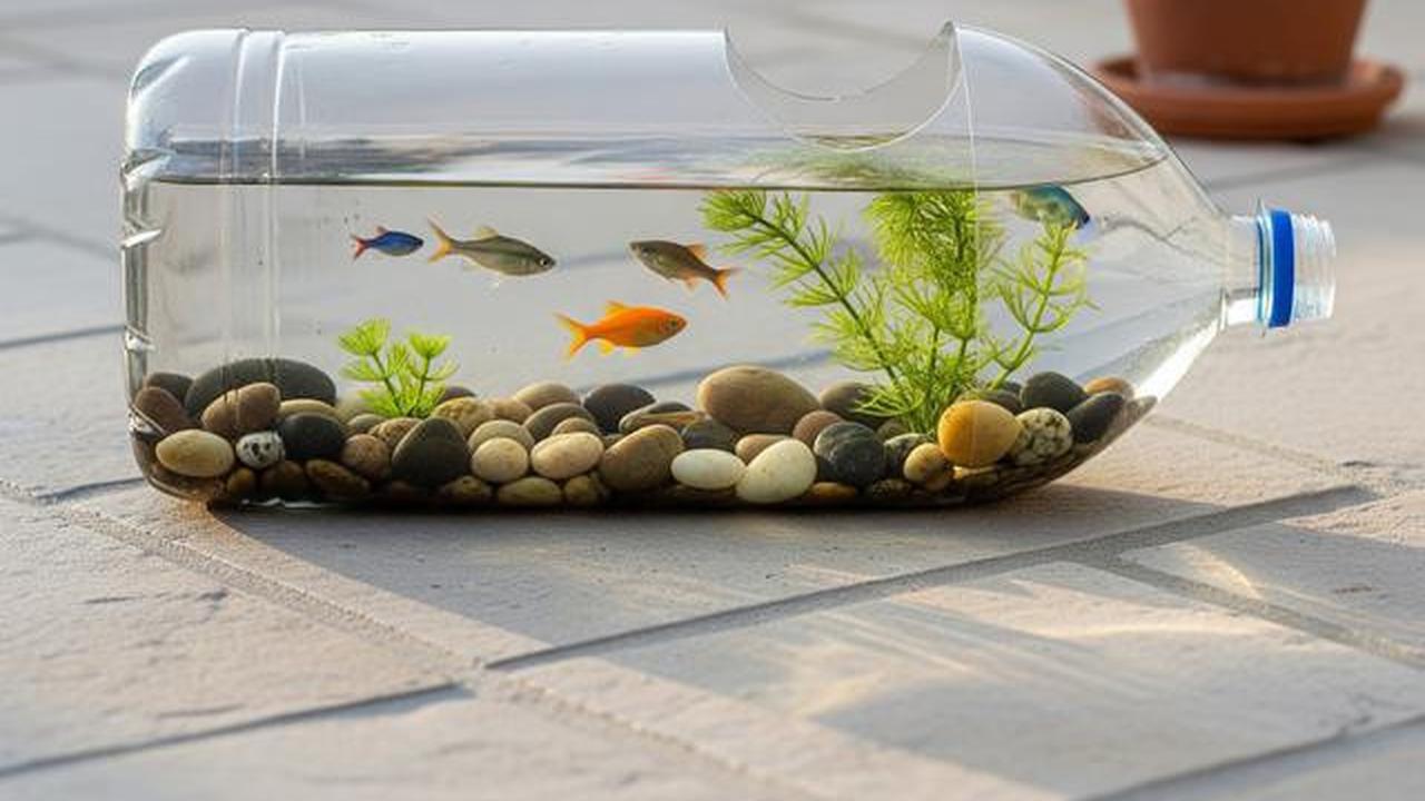 10 Desain Akuarium dari Galon Bekas, Bisa Percantik Teras Rumah