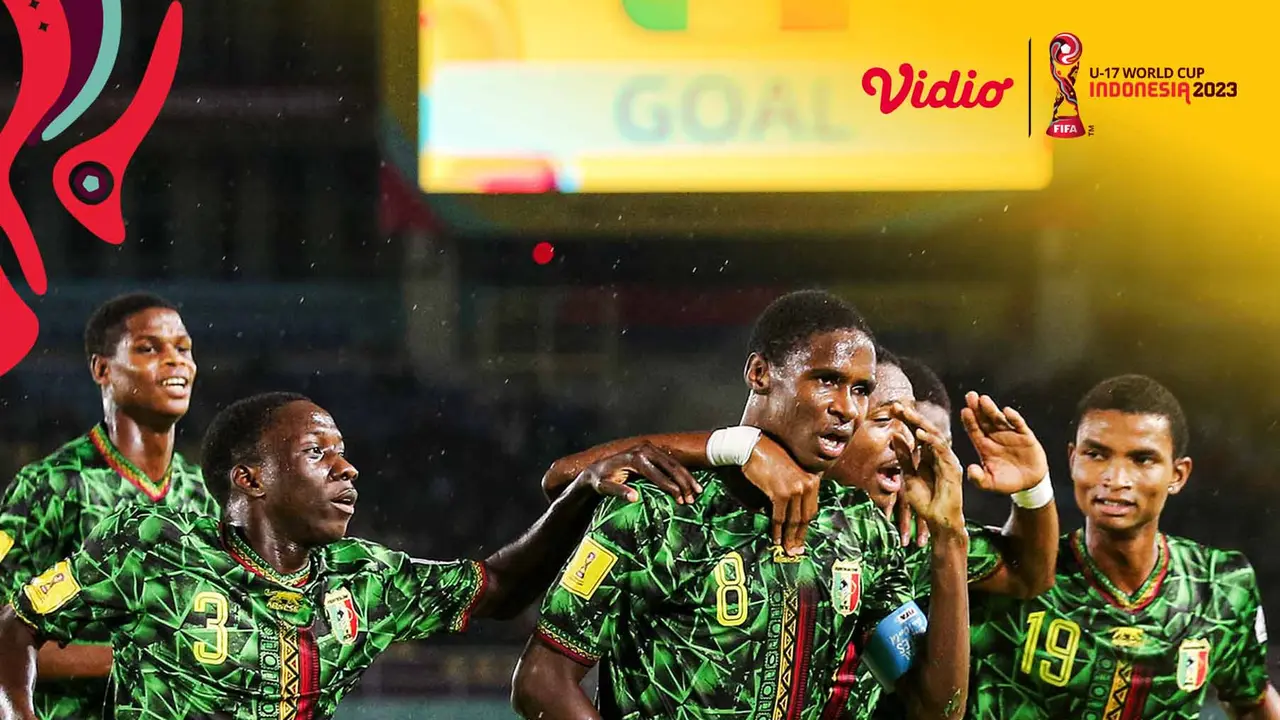 Piala Dunia U-17 - Dapat Dukungan dari Warga Solo, Pemain Mali Selebrasi Mengelilingi Stadion Manahan dengan Logo Indomie
