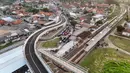 Hadirnya infrastruktur ini diharapkan mampu meningkatkan kenyamanan pejalan kaki dan pengguna kendaraan, memperkuat konektivitas antar wilayah, serta memicu pertumbuhan ekonomi lokal melalui mobilitas yang lebih cepat, aman, dan terintegrasi. (merdeka.com/Arie Basuki)
