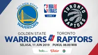 NBA Finals 2019 - Golden State Warriors Vs Toronto Raptors (Bola.com/Adreanus Titus)